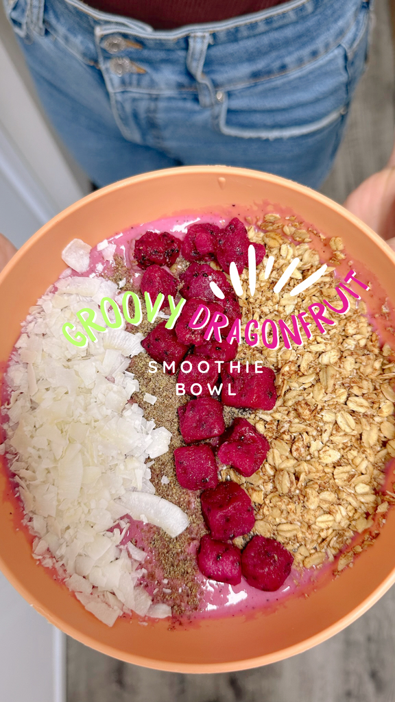 Get Groovy with a Dragonfruit Smoothie Bowl Delight!